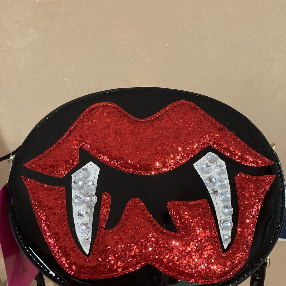 Betsey Johnson glam vampire purse
